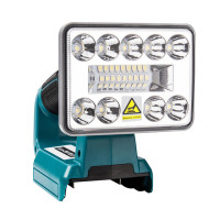 Беспроводной фонарик для наружного освещения, 9 Вт, 14,4 лм, 3 дюйма, для Makita в, 18 в, BL1430, BL1830, BL1860B, литий-ионный аккумулятор