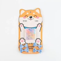 Набор резинок для собак, с голубыми бантиками, 1 набор.