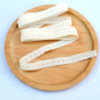 Хлопковая кружевная лента для рукоделия, ширина 11 мм