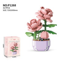 Городской букет цветов