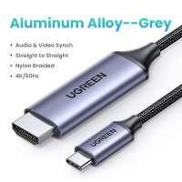 UGREEN USB C HDMI кабель тип C к HDMI 4K для iPhone 15 ТВ конвертер MacBook Air iPad Samsung Pixelbook XPS USB C HDMI адаптер