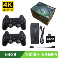 Консоль игровая 4K Ultra для PS1/SEGA/SNES/MAME, 64 ГБ, 10000 игр