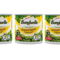 БОНДЮЭЛЬ Горошек зеленый Нежный 400г, 3 штуки