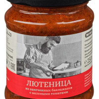 TomTom Лютеница из запеченных баклажанов с вялеными томатами 250 г