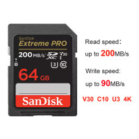 SanDisk Extreme PRO sd-карта 32G 64G 128G 256G SDHC SDXC UHS-I C10 100 M/s-200 MB/s U3 карта памяти