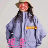 素然外套  23春 女士都市運動棉格子寬鬆連帽外套A0231JA05