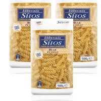 Фузилли Ellinikos Sitos 3 пачки* 500 гр макаронные изделия и продукты из Греции