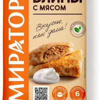 Блины с мясом Мираторг, замороженные, 360 г