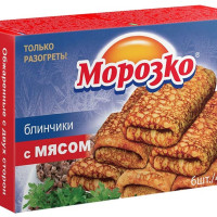 Блинчики с мясом Морозко, замороженные, 420 г