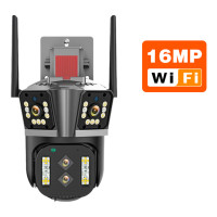 IP-камера наружная водонепроницаемая, 12 МП, 8 к, Wi-Fi, PTZ