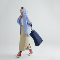 步履不停 日系連帽戶外麻棉防曬衣空調襯衫薄外套上衣 女