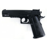 Пистолет пневматический Stalker s1911t (аналог "Colt 1911") к.4,5мм, пластик, 120 м/с, черный,+250шар