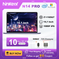 Ноутбук Ninkear N14 Pro, 14 дюймов, IPS, Full HD, Intel Core i7-1165G7 16 Гб ОЗУ + 1 ТБ SSD, Windows 11