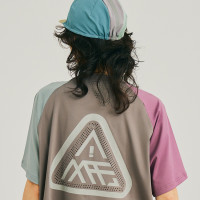 MOUNTAINFEVER SS23 激光透氣沖孔3M反光LOGO彈力速乾拼色短袖TEE