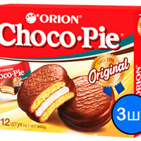 Печенье "ORION ChocoPie", 360г х 3шт