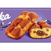 Пирожное Milka бисквитное с шоколадной начинкой, 175 г