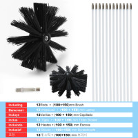 Комплект для очистки дымохода камина