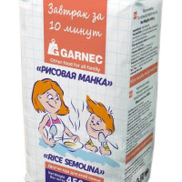 Рисовая манка Гарнец без глютена 450 гр, Гарнец
