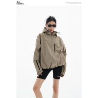 Acestudios 質感戶外防風衝鋒衣夾克女2023春秋新款運動休閒外套