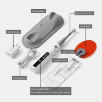 AZDENT Стоматологическая лампа для фотостудии, беспроводная металлическая головка 1S, 3 режима 800-1400 МВт/км², Лежачее оборудование для стоматологии