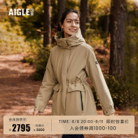 AIGLE艾高秋冬ACW22WOUI003女士MTD防風防雨保暖抗UV戶外棉服