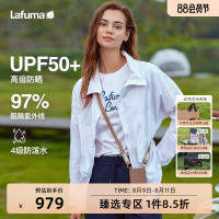 LAFUMA樂飛葉戶外防潑水寬鬆運動防曬衣女抗UV輕薄風衣外套