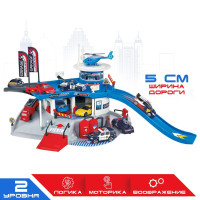 Парковка Полицейский участок, 2 уровня, с вертолетной площадкой, 1475176