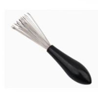 Щетка-расческа для чистки волос с пластиковой ручкой