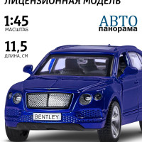 Машинка металлическая, инерционная Автопанорама, коллекционная модель Bentley Bentayga, 1:45/ открываются двери, резиновые колеса