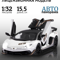 Машинка металлическая инерционная Автопанорама, коллекционная модель Lamborghini SVJ, 1:32, свет, звук