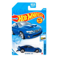 GTB72 Машинка игрушка Hot Wheels металлическая коллекционная 06 PONTIAK GTO синий