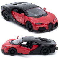 Машинка металлическая Kinsmart 1:38 Bugatti Chiron Supersport (Бугатти Широн суперспорт) KT5423D инерционная, двери открываются / Красный