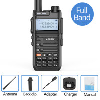 ABBREE AR-F5 High Power 136-520MHZ/GMRS Ham Radio One-click Copy Frequency Support USB Charging Portable Two Way Radio