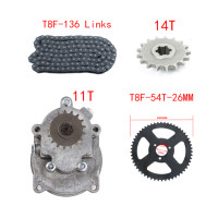 33cc 43cc 49cc T8F 11T 14T 17T 20T сцепление, барабанная шестерня, Звездочка с цепью для карт, мини-мотоцикл, мотоцикл, скутер, вездеход, багги