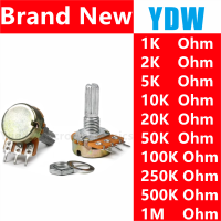 5 шт., WH148, B1K, B2K, B5K, B10K, B20K, B50K, B100K, B250K, B500K, B1M, 3pin, 15 мм, 1K, 2K, 5K, 10K, 20K, 50K, 100K, 250K, 500K, 1M