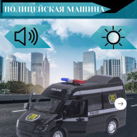 Металлическая Полицейская машинка Mercedes Sprinter