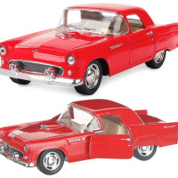 Машинка металлическая Kinsmart 1:36 1955 Ford Thunderbird 5319DKT инерционная, двери открываются / Красный