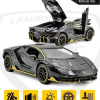 Машинка Lamborghini Centenario инерционная модель 1:24(свет, звук, корпус из метелла)