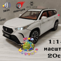 Коллекционная машинка Toyota RAV 4, с открывающими дверьми, капотом, багажником