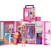 Игровой набор Mattel Barbie Гардероб мечты + кукла с аксессуарами, HGX57