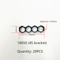Держатель аккумулятора 18650 ячеек, кронштейн с плоской головкой, компактный кронштейн можно соединить, кронштейн для аккумулятора модуля