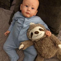 Кукла Реборн Силиконовая мальчик 60cm Корпус из мягкой ткани Reborn Doll