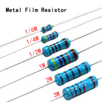 Металлический пленочный резистор 1R ~ 1M 1% 100R 220R 1K 1,5 K 2,2 K 4,7 K 10K 22K 47K 100K 220 1K5 2K7 сопротивление