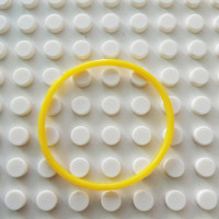 Круглые резиновые кольца для детского конструктора, цвет и размер в ассортименте, 10 шт