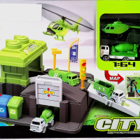 Парковка для машинок. Городские службы. 660-S08 в коробке