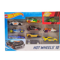 Подарочный набор Hot Wheels / Хот Вилс Базовые машинки 10 шт. (рандомный выбор), 54886