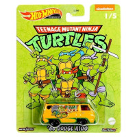 Машинка Hot Wheels PREMIUM Тематическая премиальная TURTLES 66 DODGE A100 DLB45/HCN86