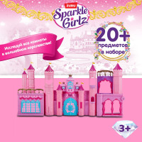 Кукольный домик ZURU SPARKLE GIRLZ Королевский дворец, кукла 11 см в комплекте, игрушки для девочек, 3+, 10052