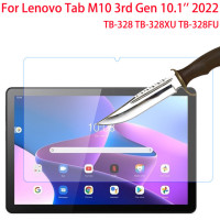 Для Lenovo Tab M10 Gen 3 2022 Защитная пленка для экрана из закаленного стекла 3-го поколения 10,1 дюймов Защитная пленка для планшета TB-328 искусственная кожа