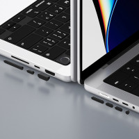 Силиконовая пылезащитная заглушка для MacBook Pro 14, 16 M3 A2780 A2779 A2442 A2485 2991 2918